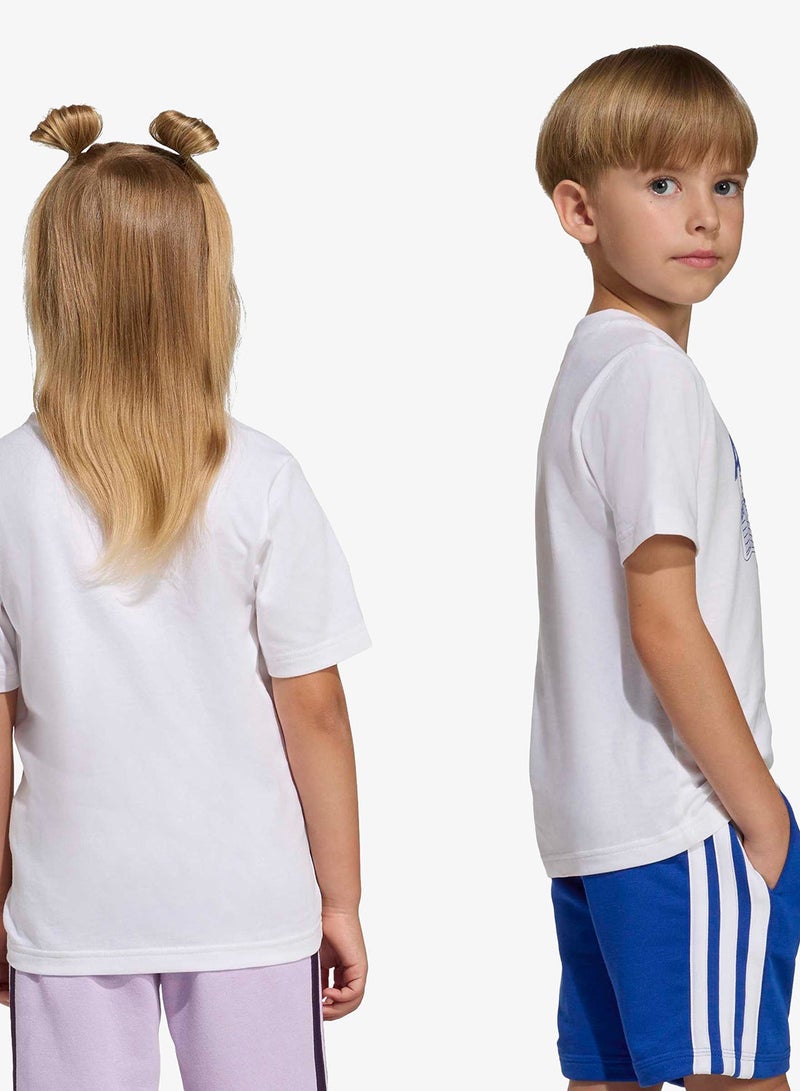 Adidas Kids Football Graphic T-Shirt - Image 2